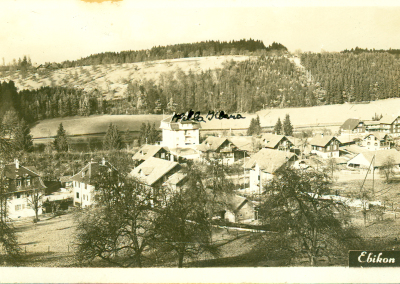 Villa Klara, im Hintergrund der Rotsee