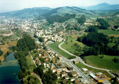 Swissair Luftaufnahme, 14.09.1983